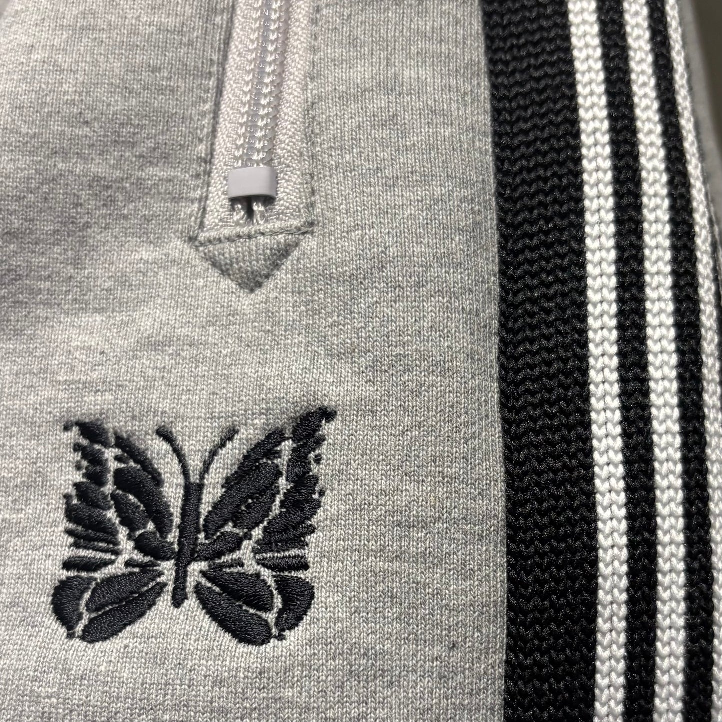 Needles 別注款 H.D.Track Shorts Cotton Jersey 灰黑 全新 台灣現貨