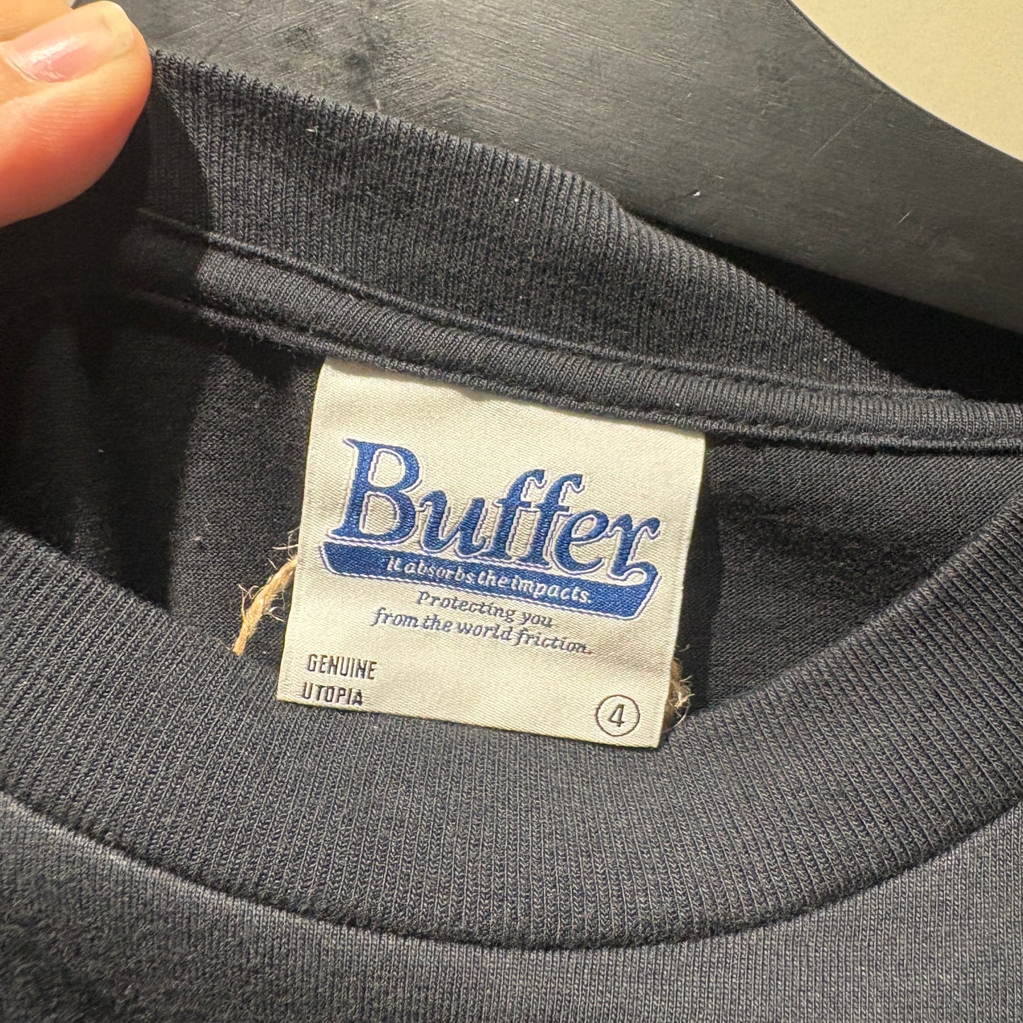 Buffer Logo Tee 黑 台灣現貨 西山徹 Nigo主理新品牌