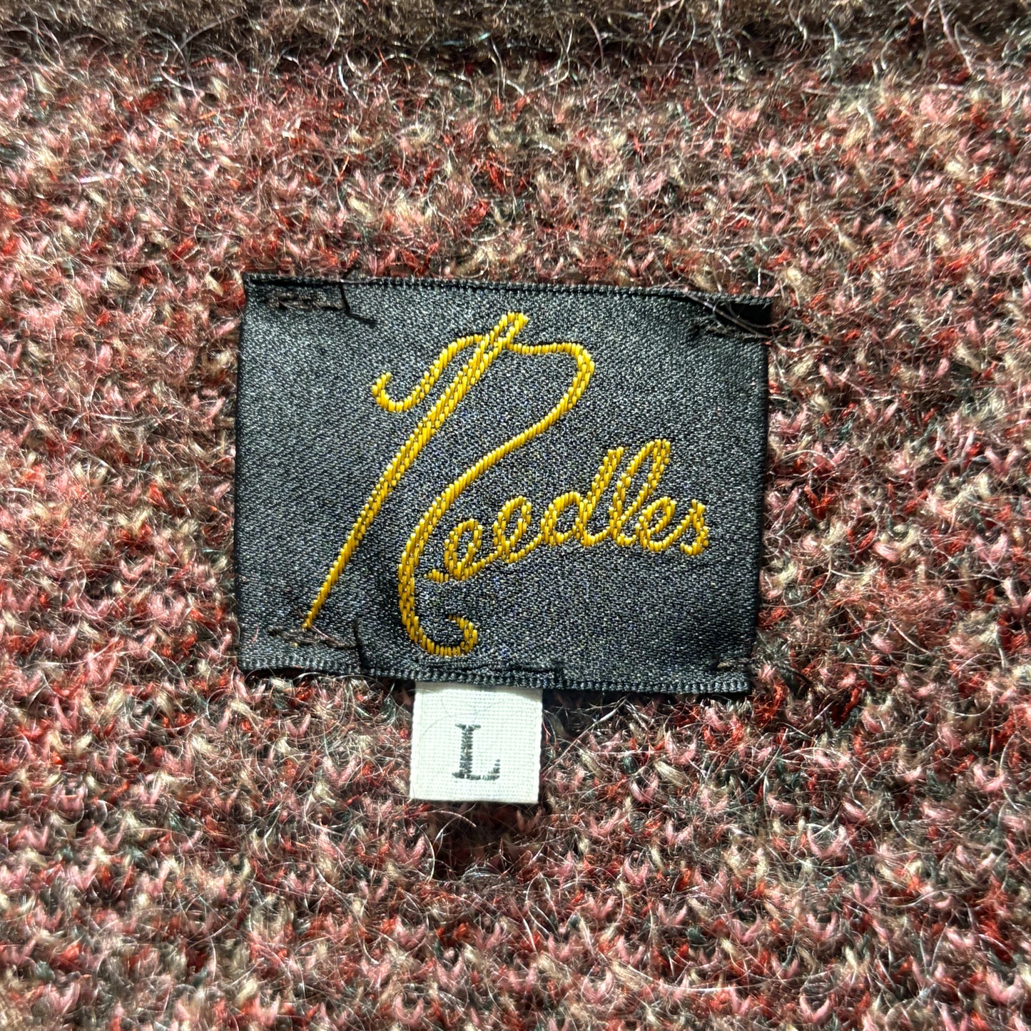 Needles Mohair Cardigan 花紋 針織 中古