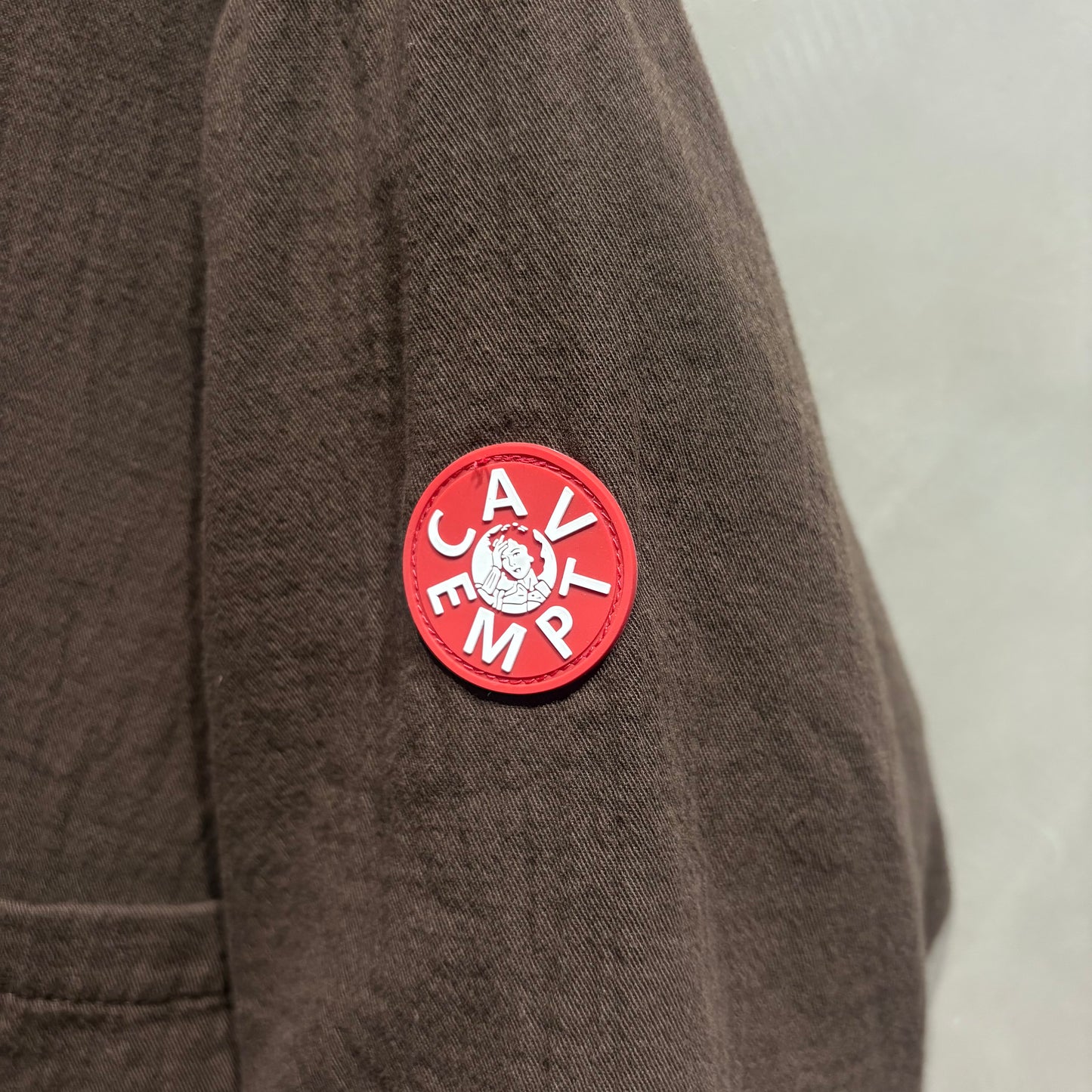 C.E - SOFT CW SHORT SLEEVE OPEN SHIRT 棕色 全新 襯衫