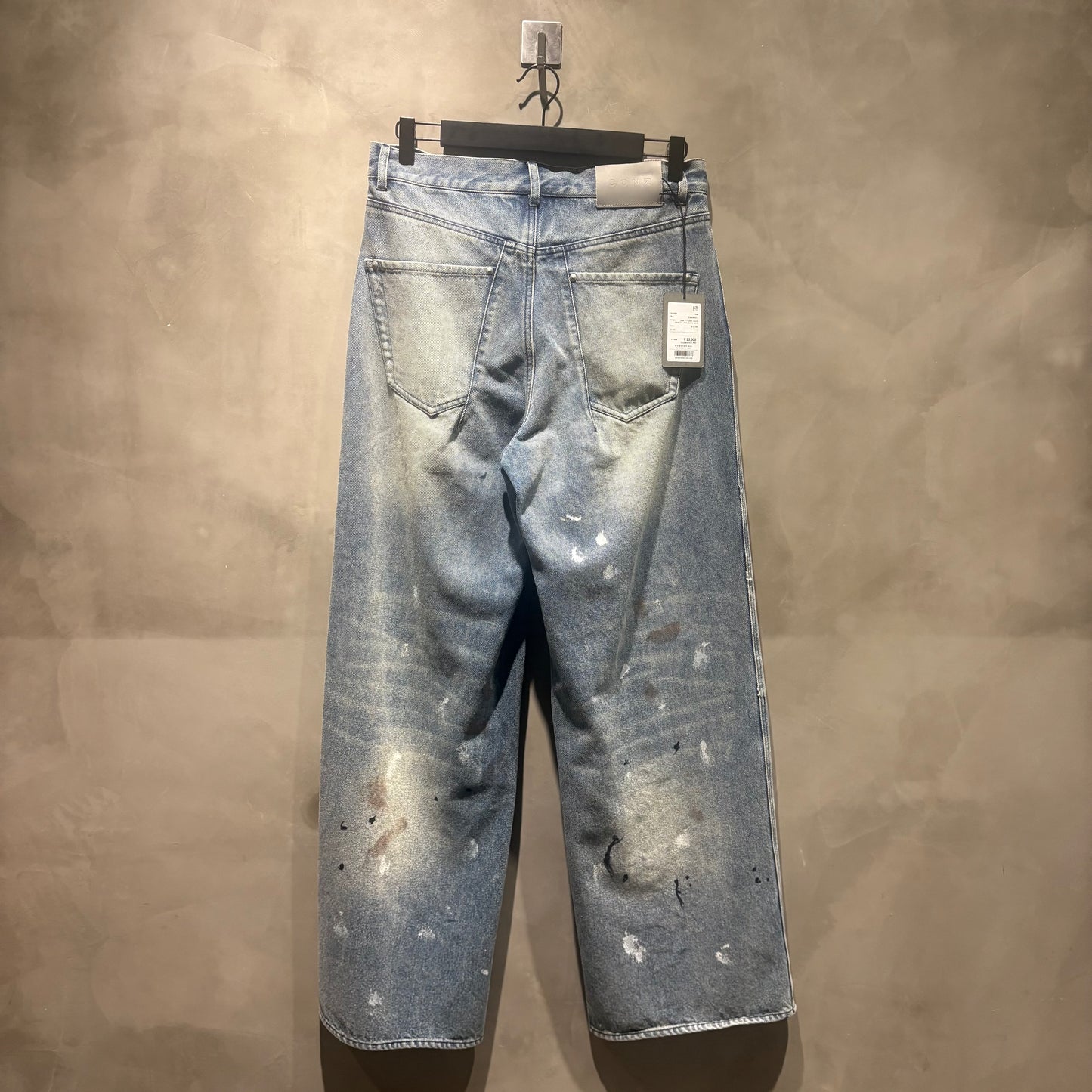 CONZ - Loose Fit Jeans 3Color Paint 潑墨 全新