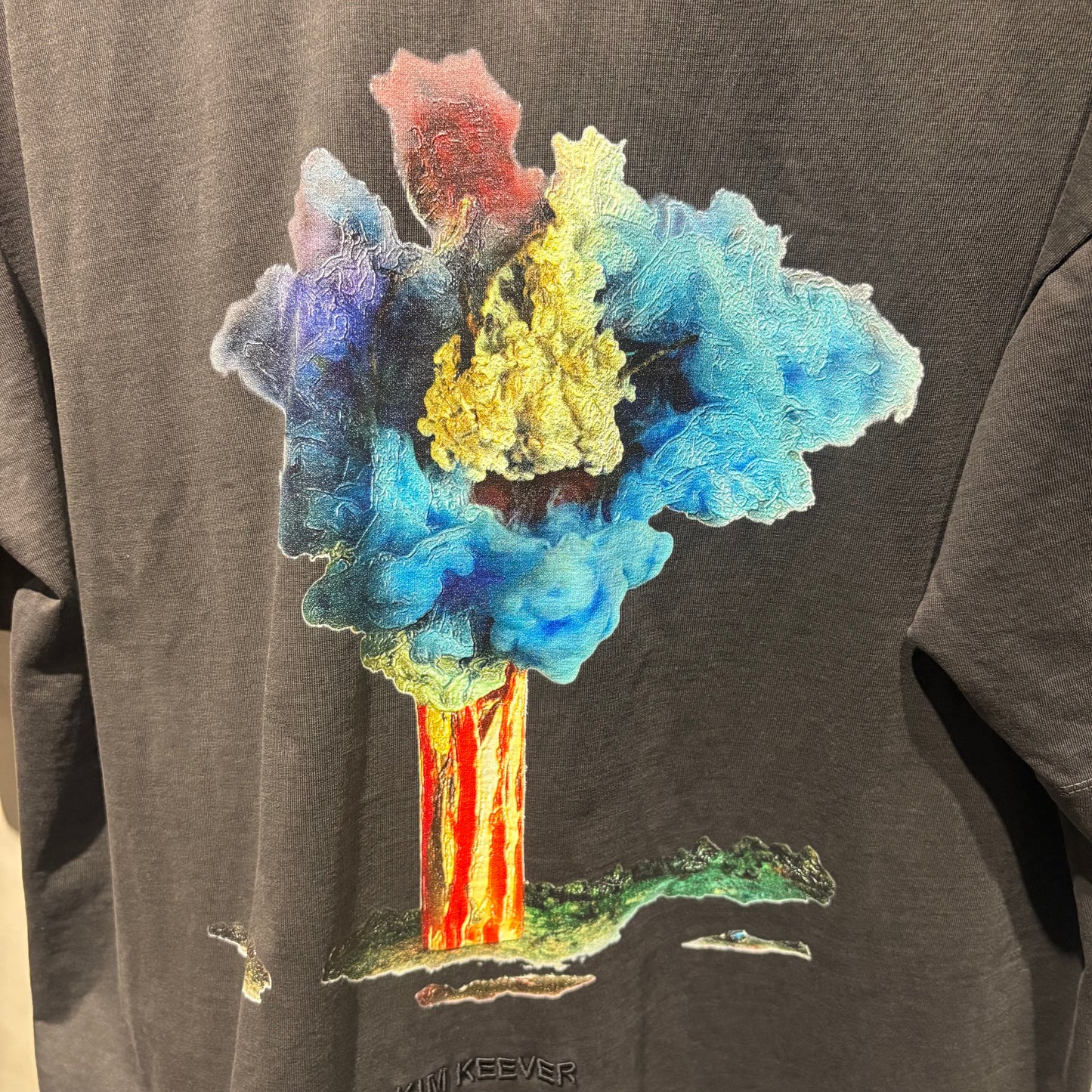 Juun.J Kim Keever Flower Base Print Short 印花 短袖 中古