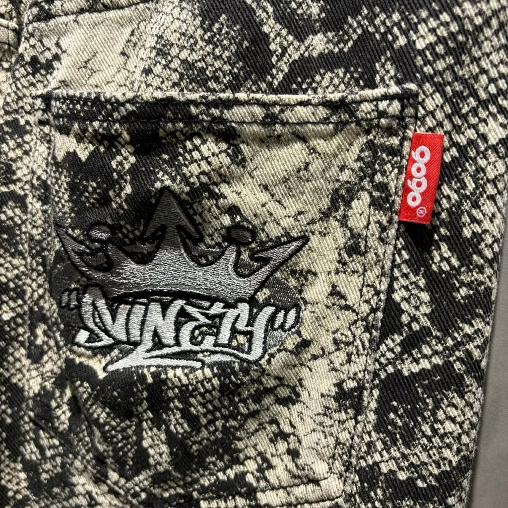 9090 King Logo Assort Buggy Jort 短褲