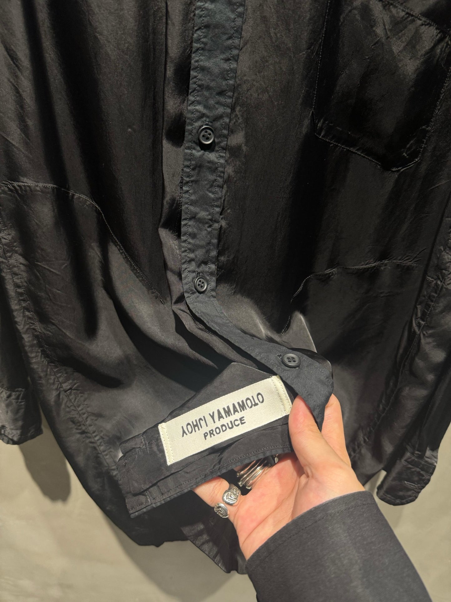 yohji yamamoto pour homme正反鈕扣襯衫 中古