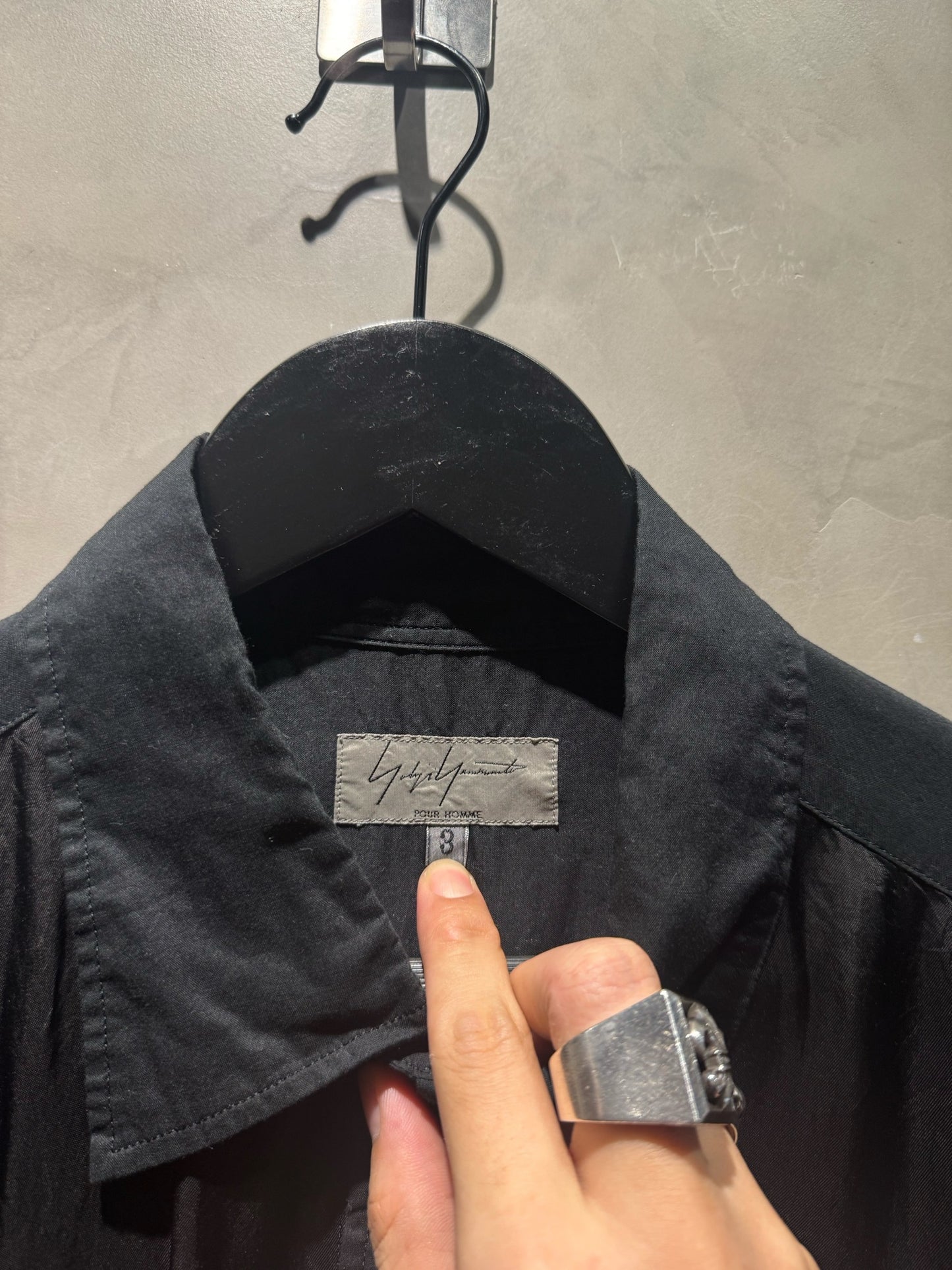 yohji yamamoto pour homme正反鈕扣襯衫 中古