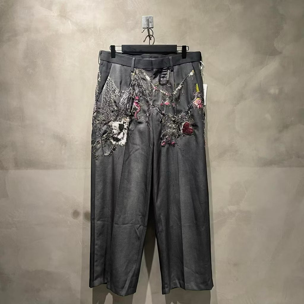 doublet Embroidered Chain Trousers 刺繡鍊條 西裝褲 秀款