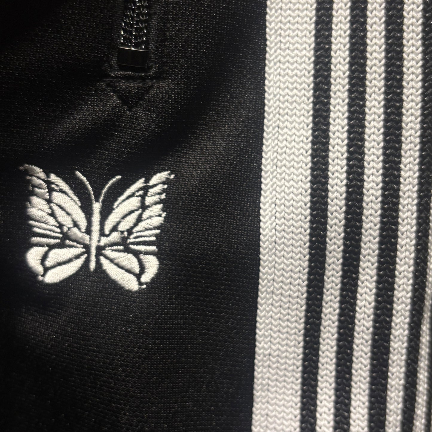 Needles 別注款 H.D Track Short Pant - Poly Smooth 黑白