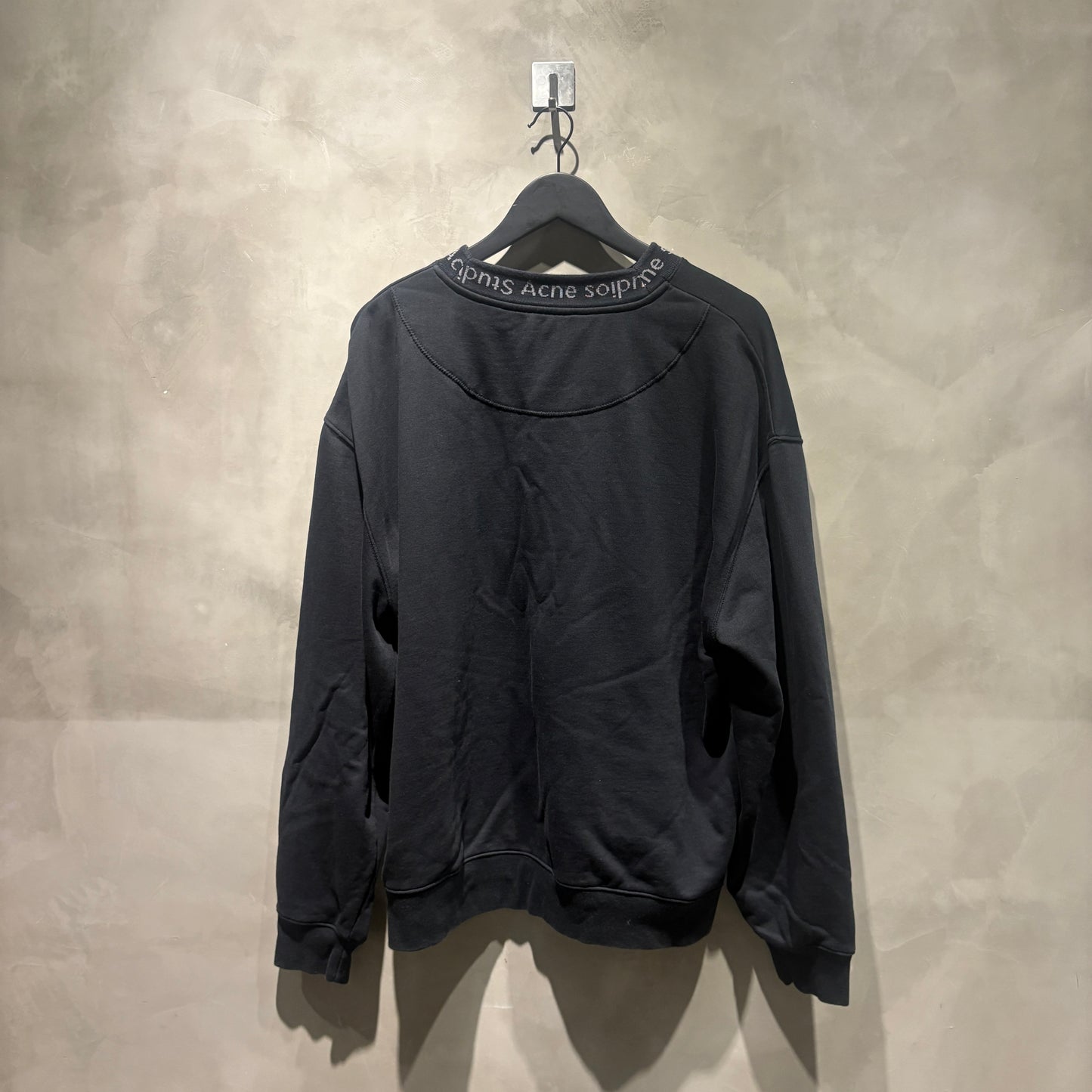 Acne Studios "FLOGHO" 領口字母織帶大學T 二手