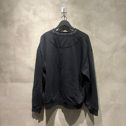 Acne Studios "FLOGHO" 領口字母織帶大學T 二手