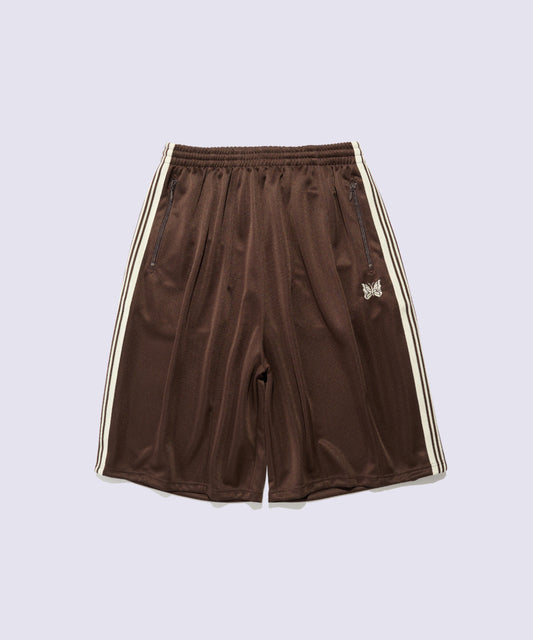 Needles別注款 H.D Track Short Pant - Poly Smooth 棕米白