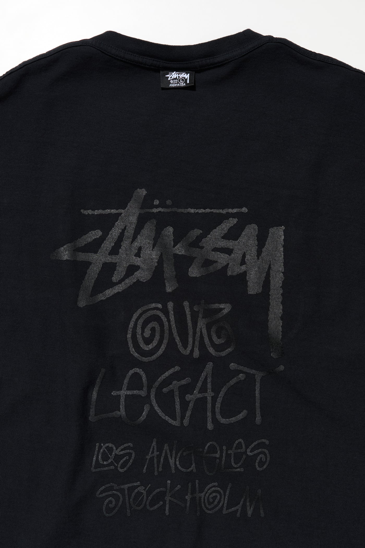 "Pre-Order" Stussy x Our Legacy OL Badge Pig. Dyed Tee 預購