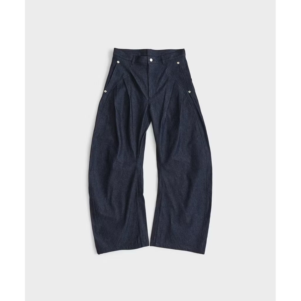 Conz Rigid Curved Denim 彎刀原牛 牛仔褲 藍