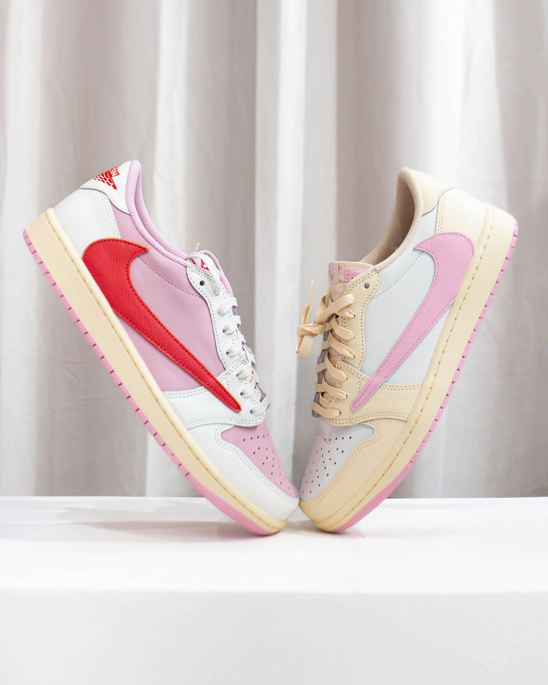 "Pre-Order" Travis Scott × Nike Air Jordan 1 粉紅倒鉤 桃紅 粉色 情人節 預購