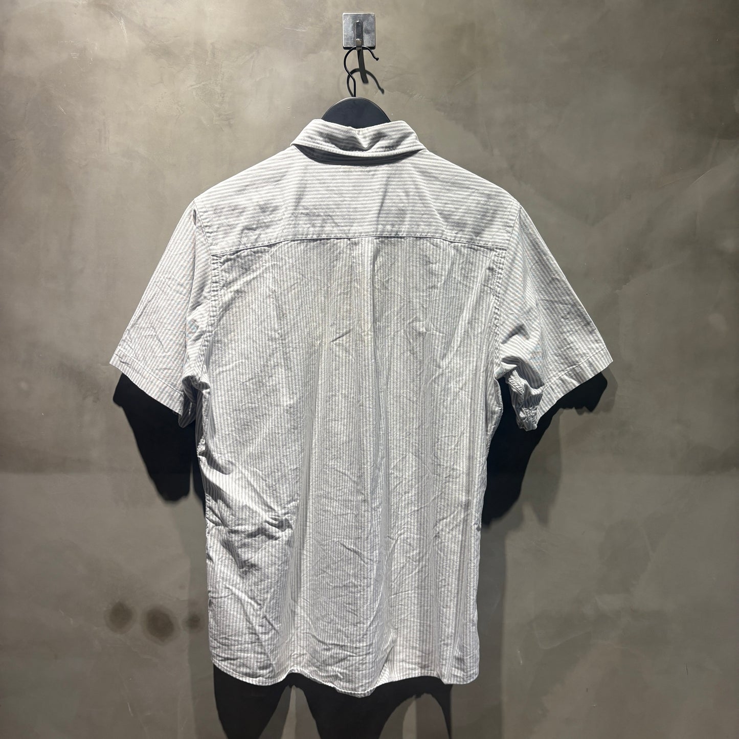 Bape Seersucker Stripe Short Sleeve Shirt 短袖 二手