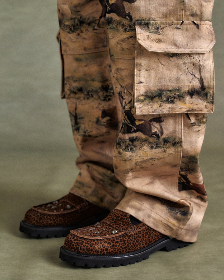 Andersson Bell ADSB UNISEX WESTERN MARY JANE LOAFERS 樂福鞋 豹紋 全新 預購