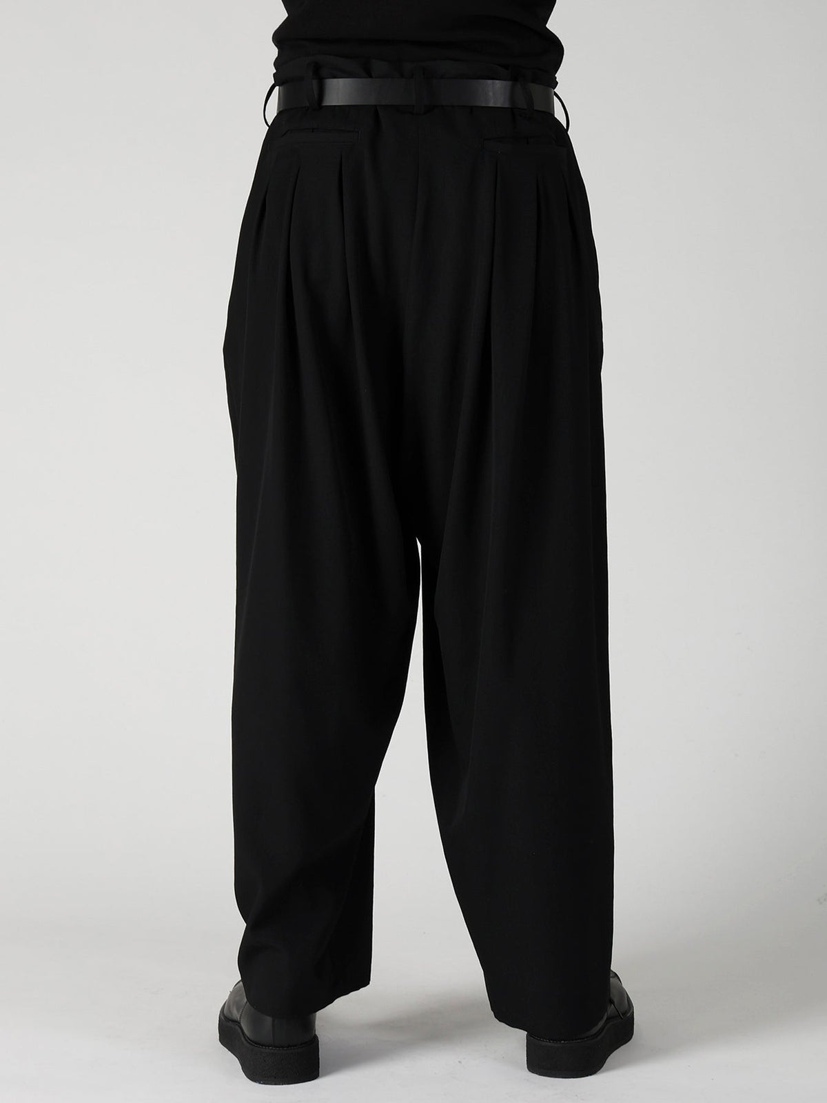 Yohji Yamamoto POUR HOMME WOOL GABARDINE 12TUCKS PANTS 山本耀司 預購