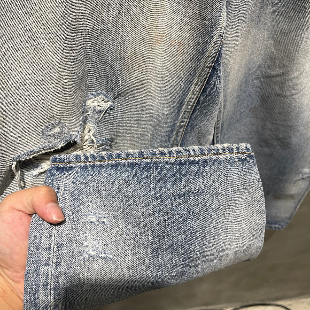 Ancellm Selvedge Tapered 5P Denim Pants 牛仔褲 中古