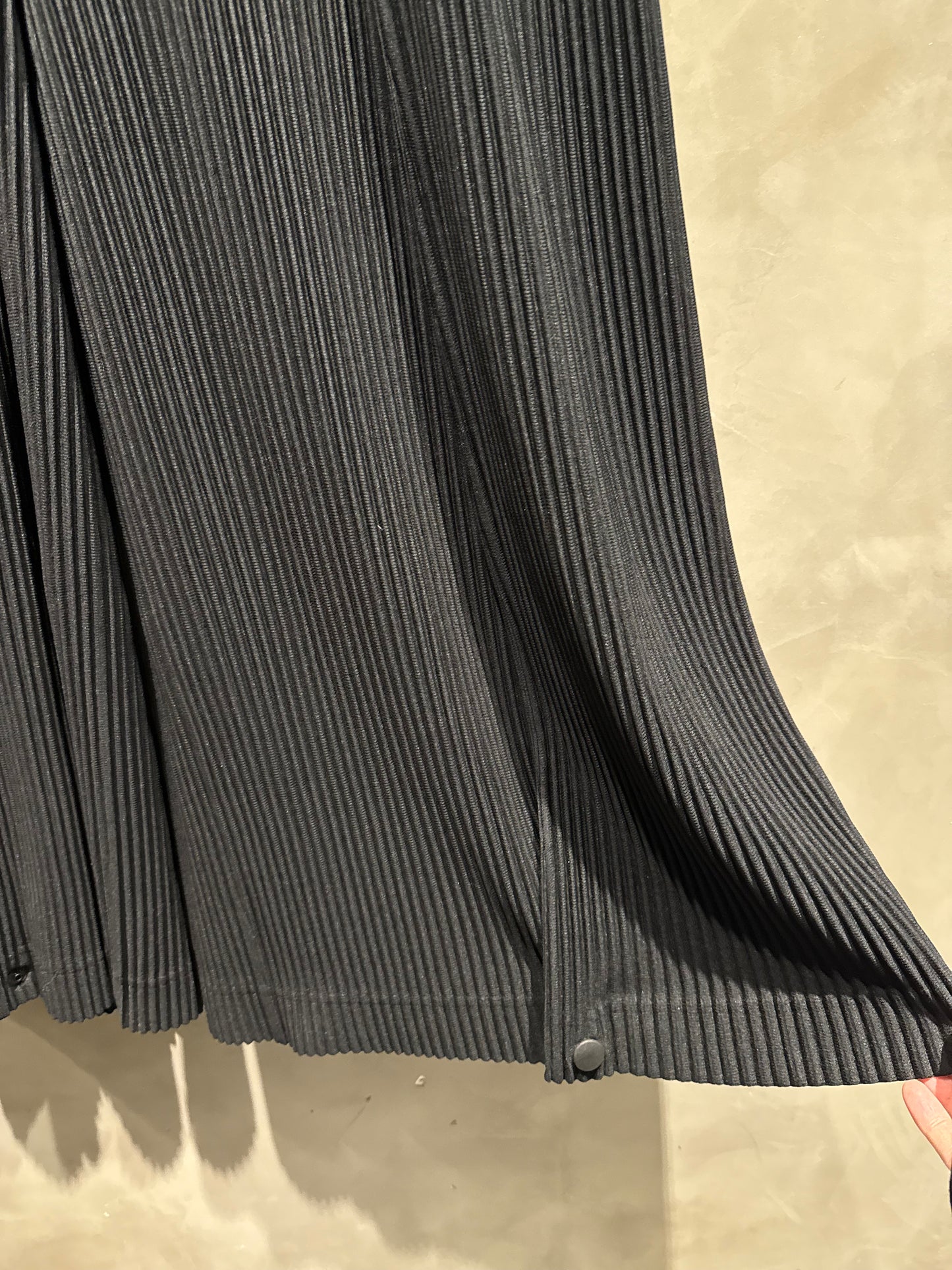 Homme Plissé Issey Miyake黑色寬長褲 中古