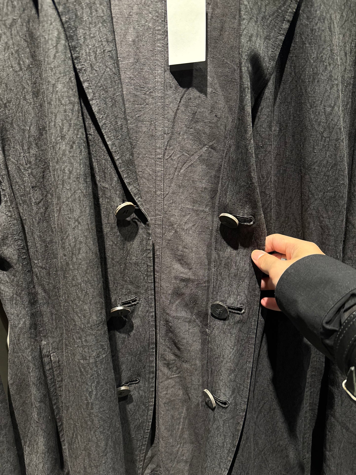 Issey Miyake Men 深灰麻料西外 中古