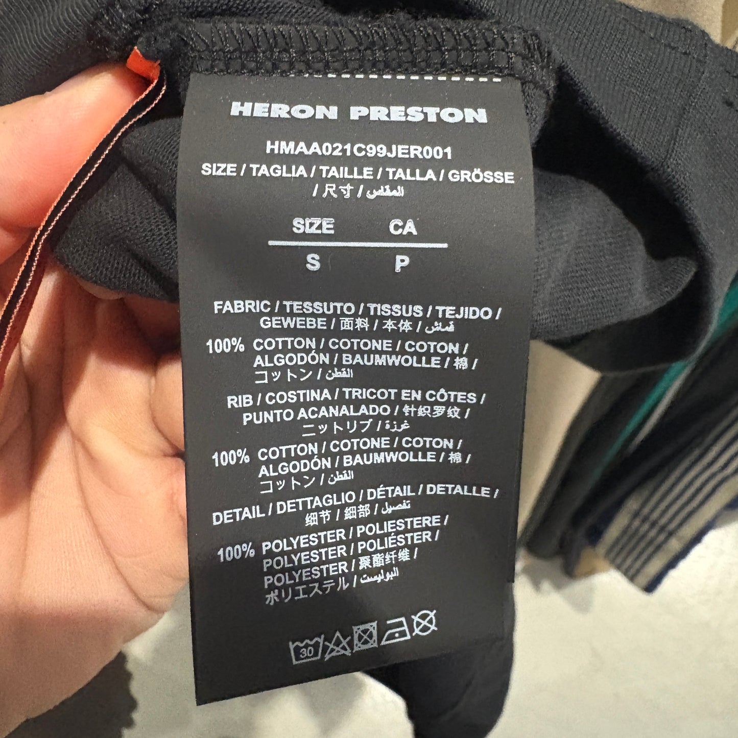 Heron Preston "СTИЛЬ" Mock Neck 25SS T-Shirt 二手