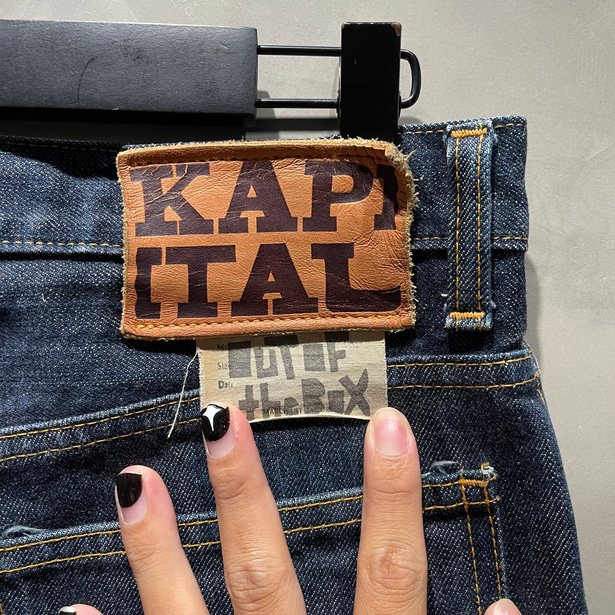 Kapital 14oz Denim 5P Rat Flare 原色喇叭褲 中古