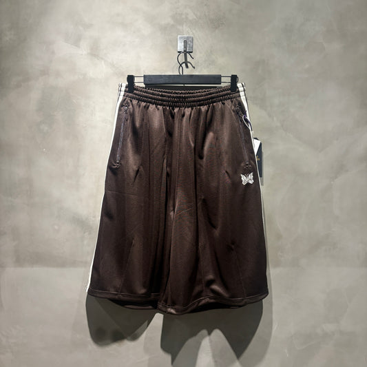 Needles別注款 H.D Track Short Pant - Poly Smooth 棕米白