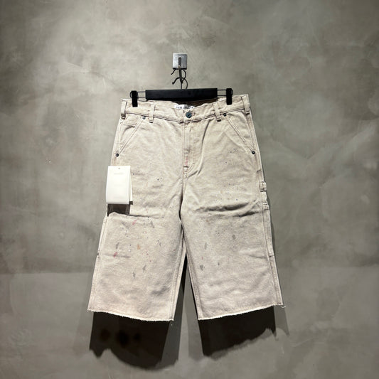Our Legacy Joiner Capri Cut 潑墨 做舊 短褲