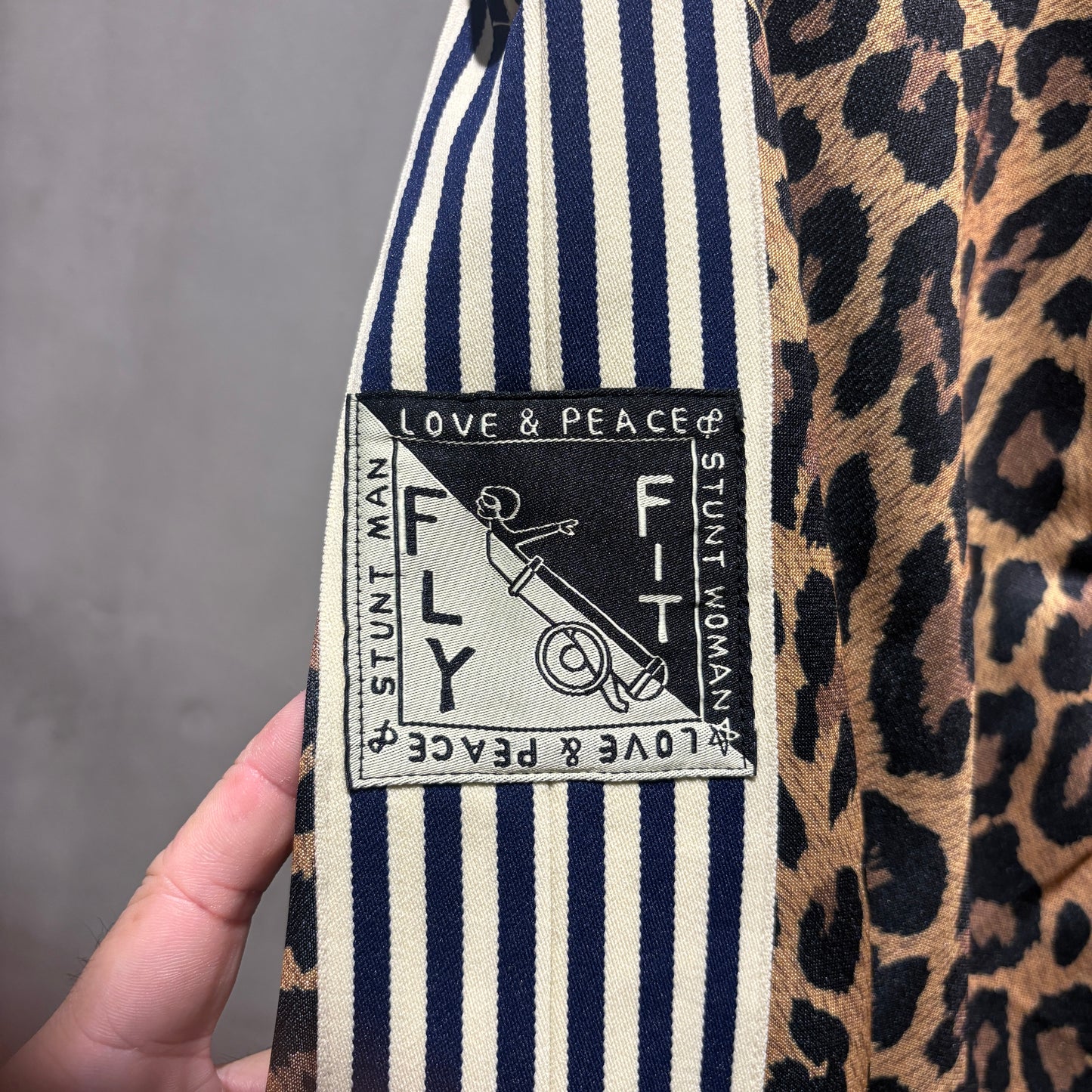 KAPITAL Leopard Polyester Smooth Track Pants 豹紋 全新