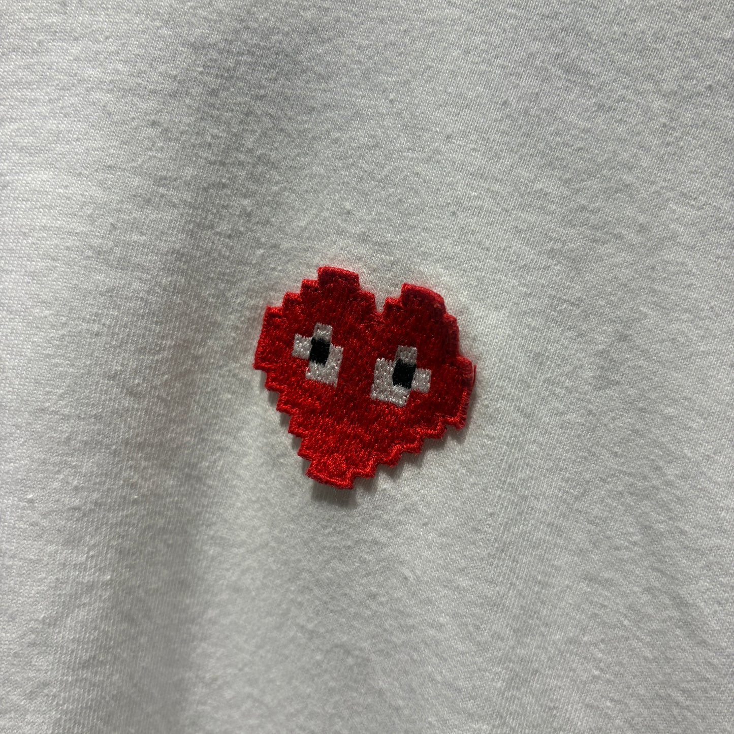 Invader x CDG PLAY Pixelated Heart Tee 川久保玲 短袖 二手