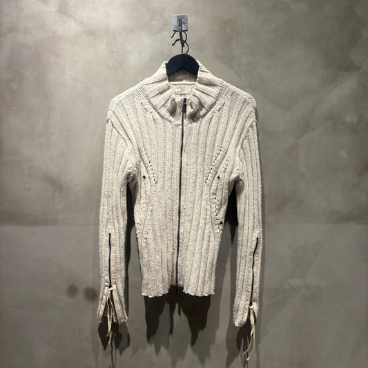 NACHE Pintuck Zipper Knit Cardigan 二手