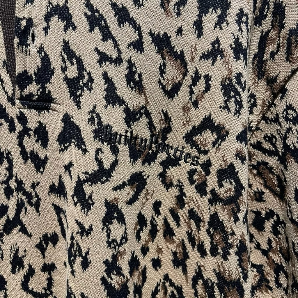 Wacko Maria Leopard Knit Polo Shirt 豹紋針織 天國東京