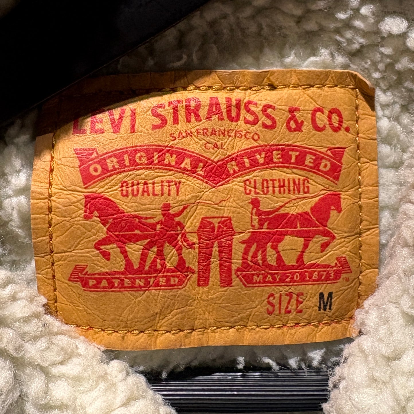 Levi's Sherpa Lined Trucker Jacket外套 二手