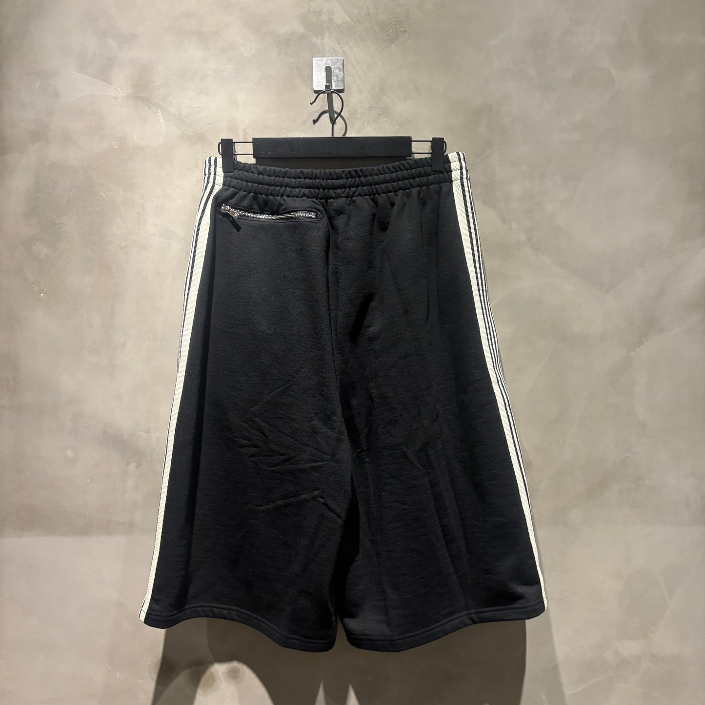 Needles 別注款 H.D.Track Shorts - Cotton Jersey BLACK 棉短褲 棉質 全新