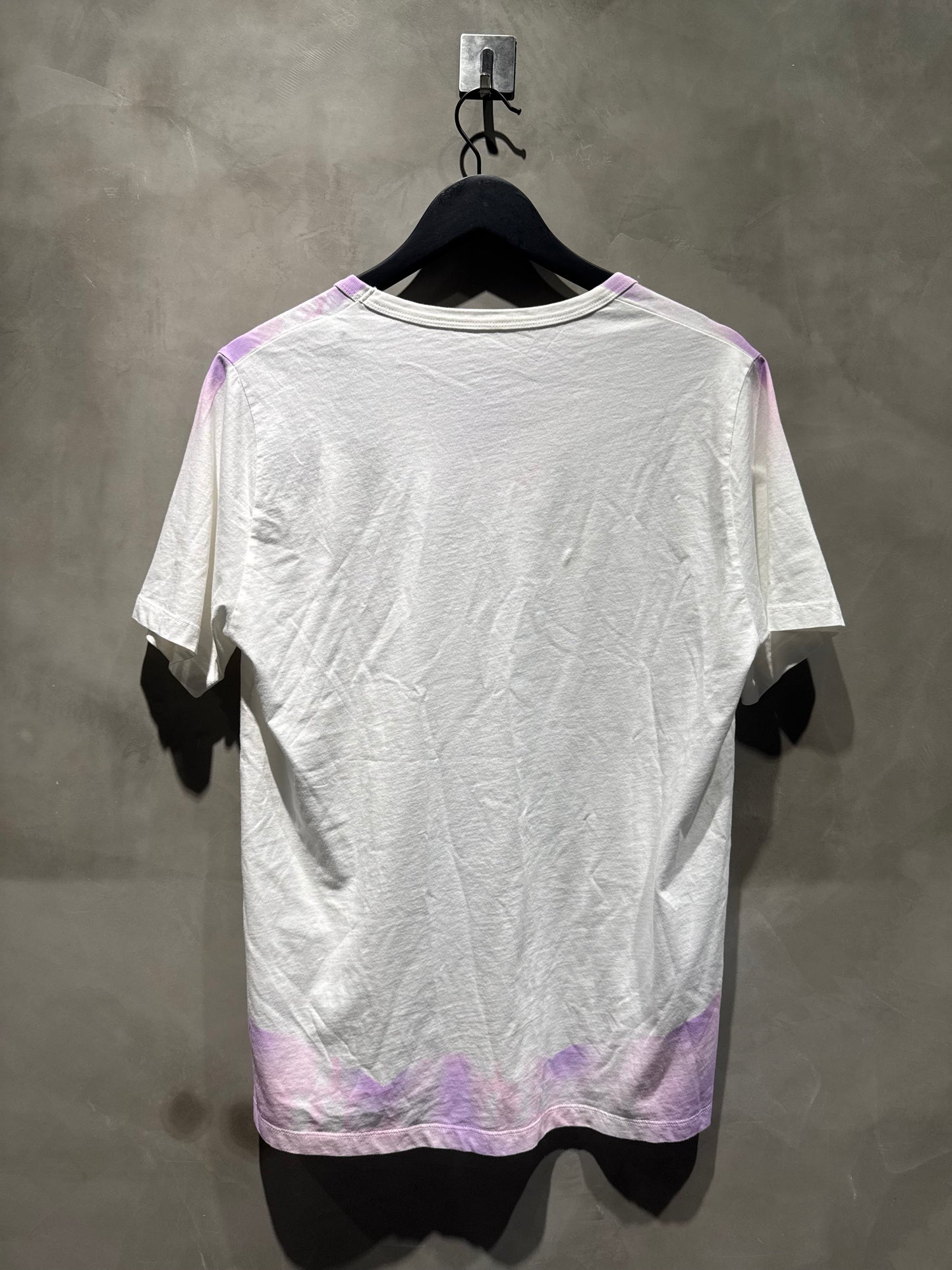 Maison margiela肩膀紫粉白短T 中古