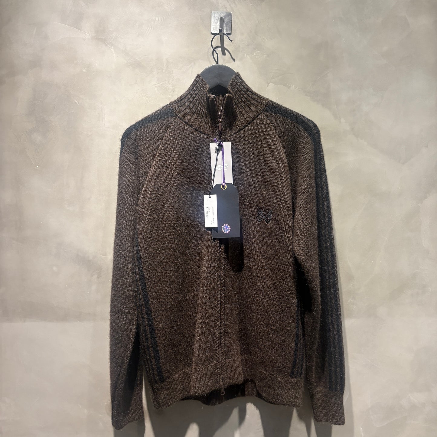 Needles × BEAMS 別注款 Mohair Track Jacket 馬海毛針織外套 全新