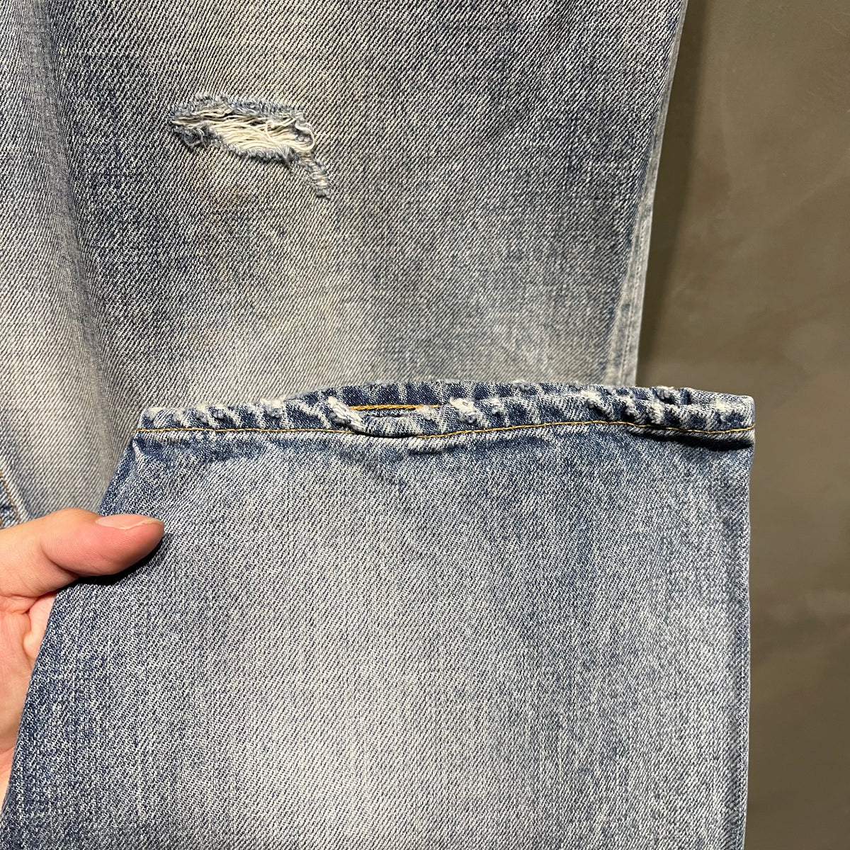Ancellm Selvedge Tapered 5P Denim Pants 牛仔褲 中古