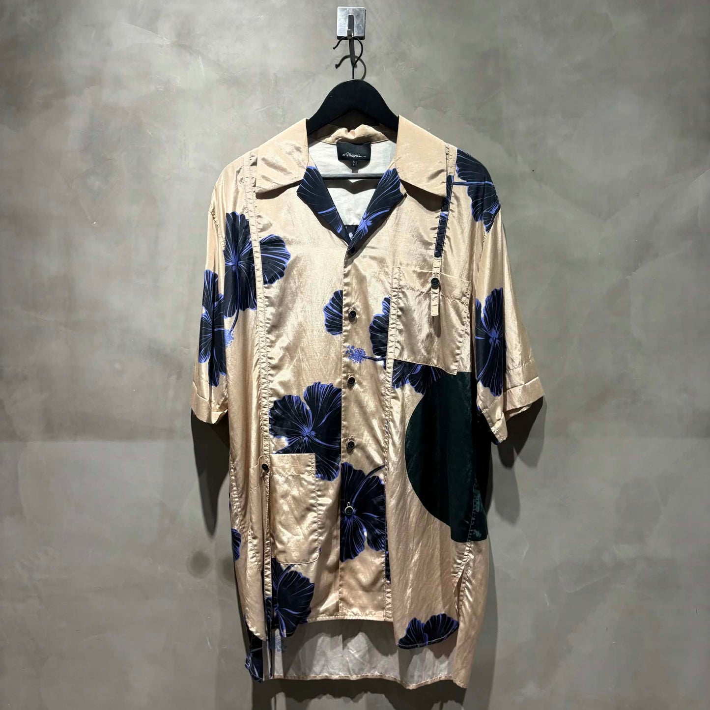 3.1 Phillip Lim 米色藍花襯衫 中古