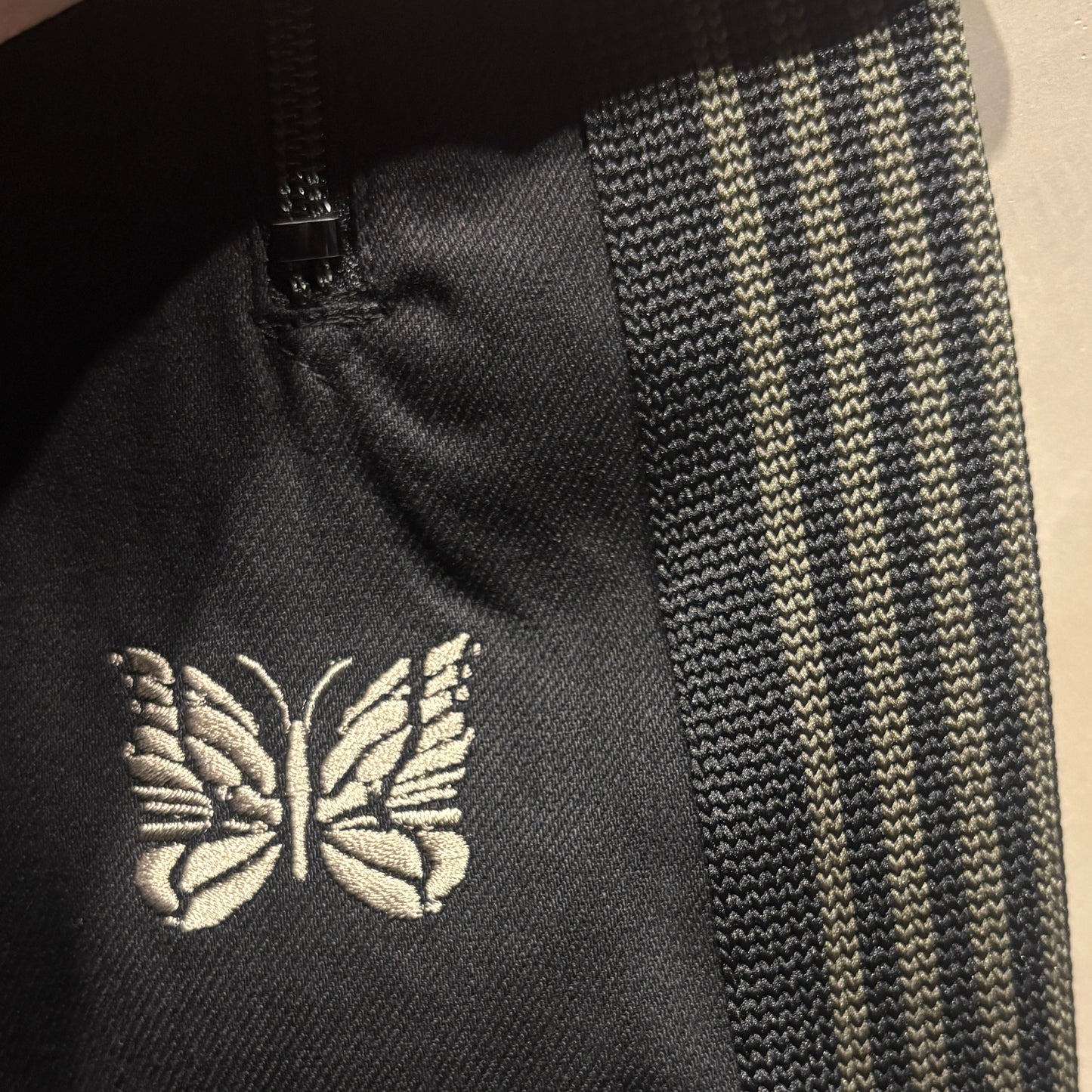 Needles 別注款 H.D. Track Pant - Denim BLACK 丹寧材質
