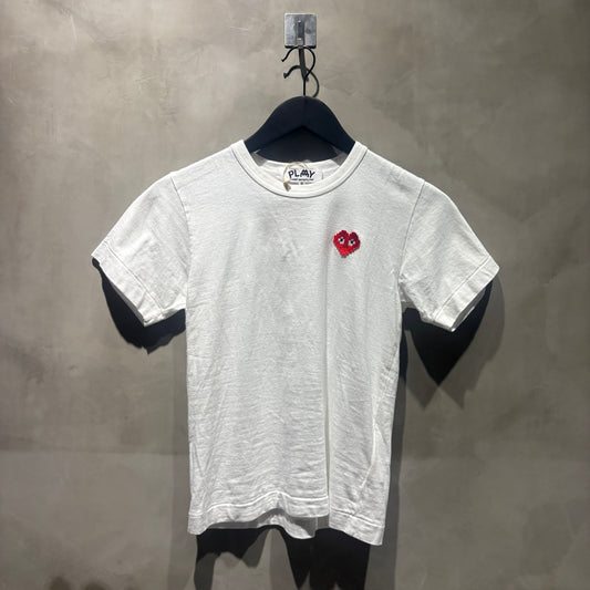 Invader x CDG PLAY Pixelated Heart Tee 川久保玲 短袖 二手
