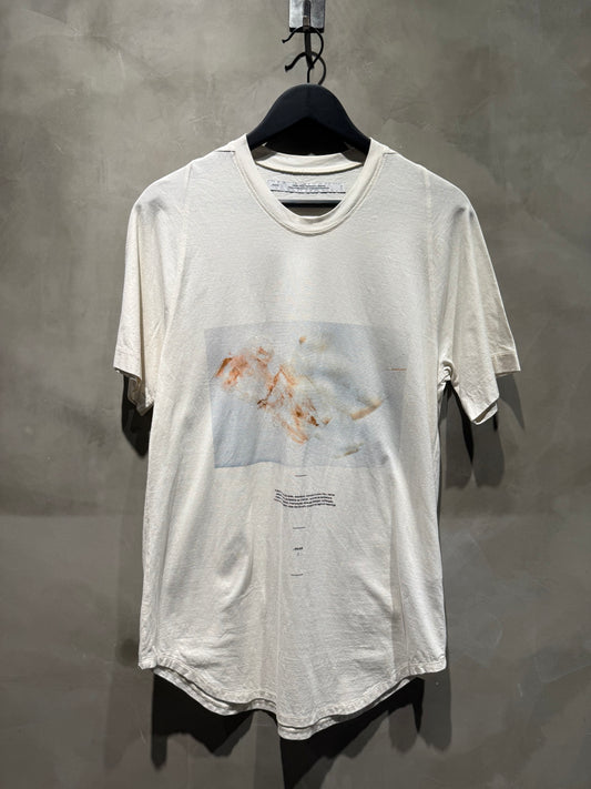 Julius[disarray ;]米色印刷短T 中古
