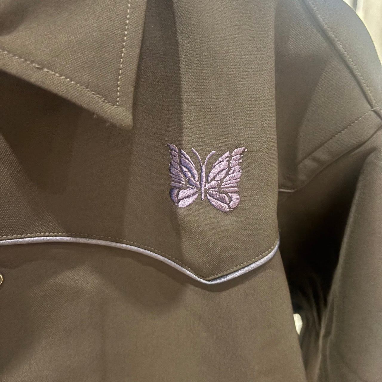 Needles 26ss定番 Piping Cowboy Jacket 全新 棕