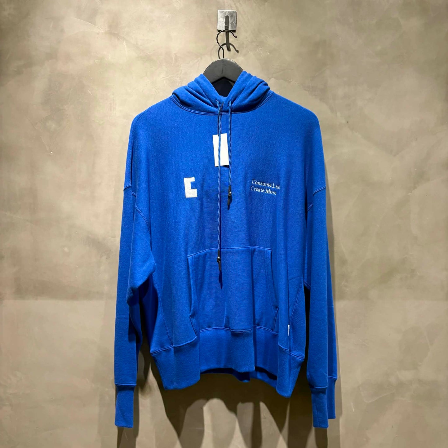Clesste “C” LOOP WHEEL SWEATPARKA 寶藍色連帽外套 全新