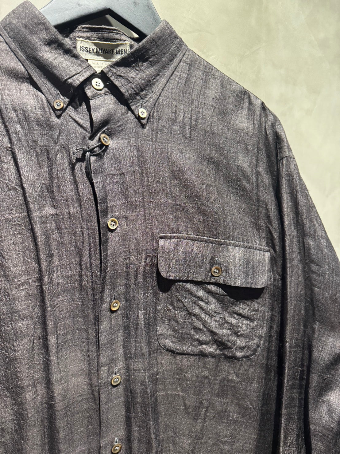 Issey Miyake MEN 1997AW 絲質襯衫 中古