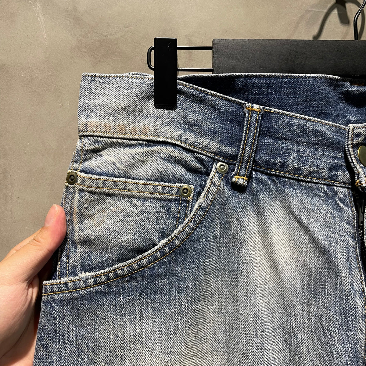 Ancellm Selvedge Tapered 5P Denim Pants 牛仔褲 中古