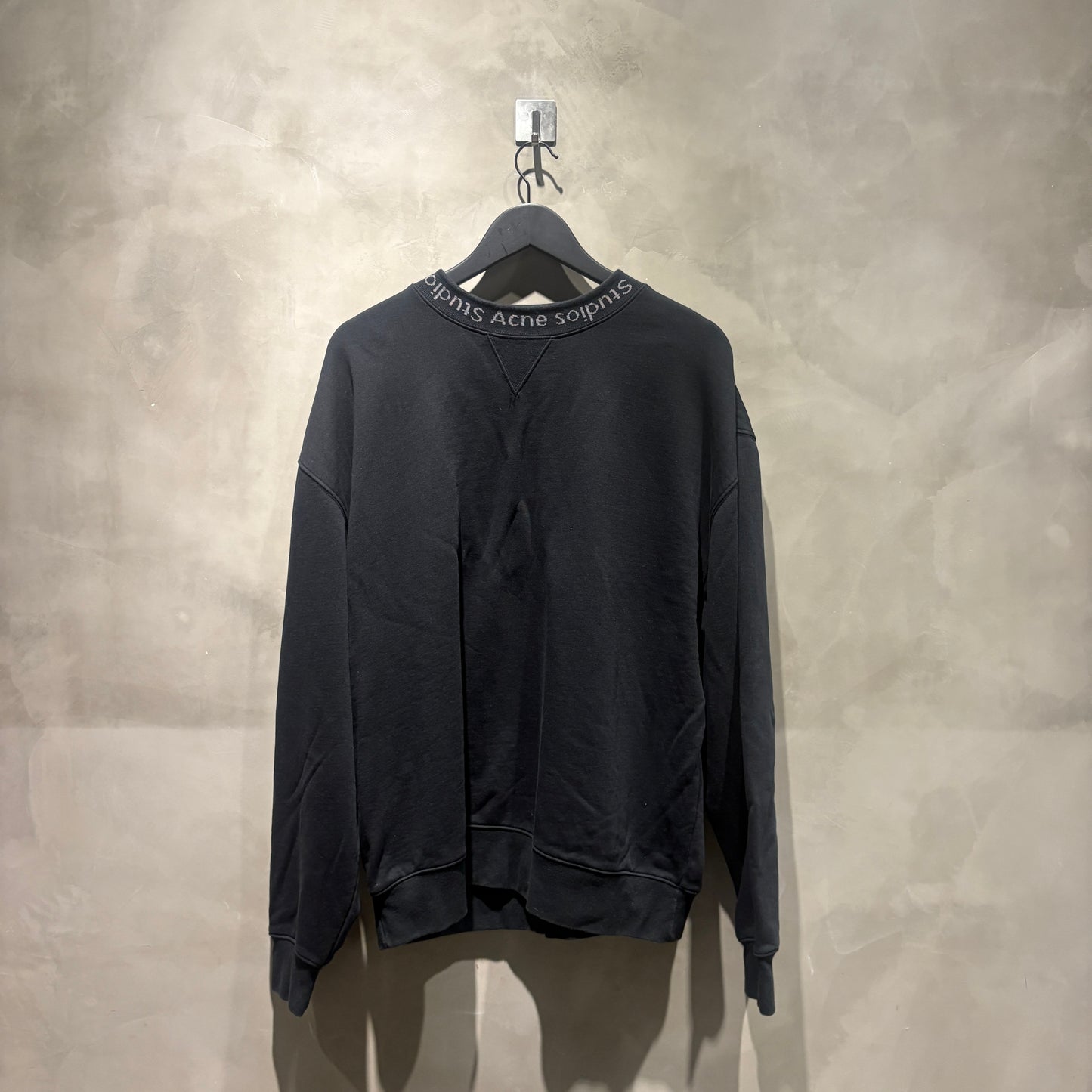 Acne Studios "FLOGHO" 領口字母織帶大學T 二手