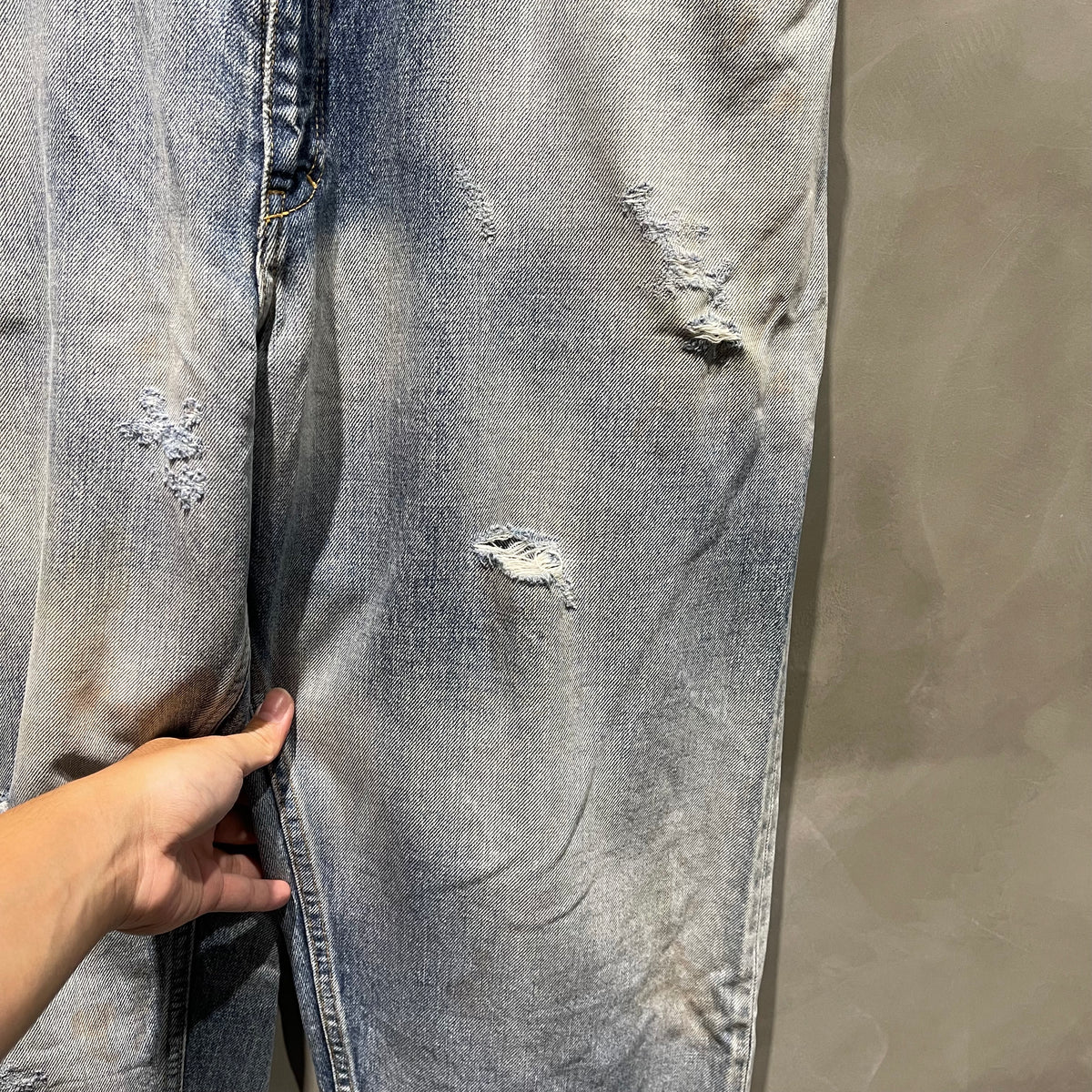Ancellm Selvedge Tapered 5P Denim Pants 牛仔褲 中古