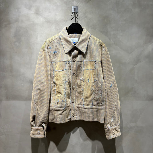 ADER error Distressed Jacket 米色燈芯絨 中古