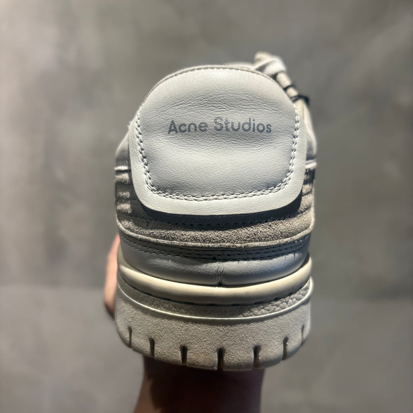 ACNE STUDIOS Leather Low Top Sneaker 白色 中古