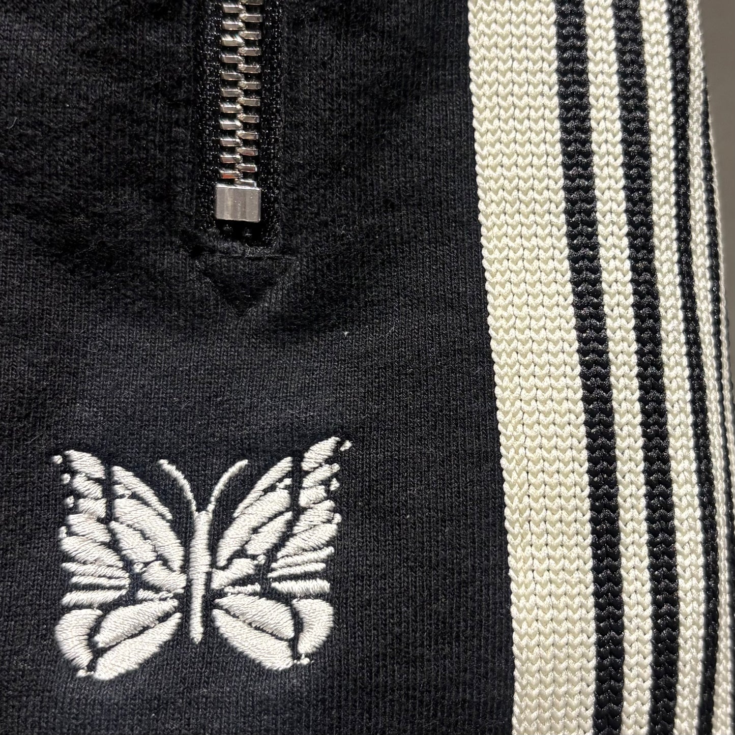 Needles 別注款 H.D.Track Shorts - Cotton Jersey BLACK 中古
