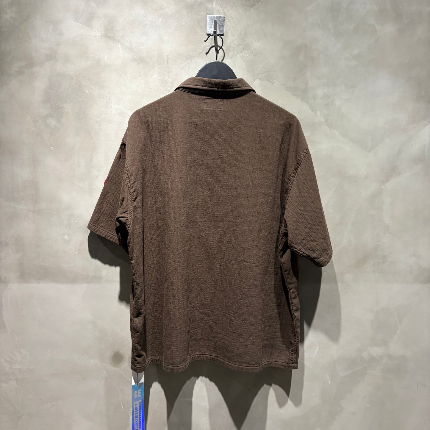 C.E - SOFT CW SHORT SLEEVE OPEN SHIRT 棕色 全新 襯衫